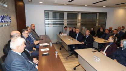 Trabzon'da Başkan Genç’ten Hizmet-İş'e ziyaret