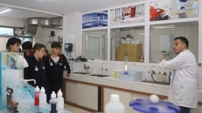 Trabzon’da öğrenciler su arıtma tesisini gezdi