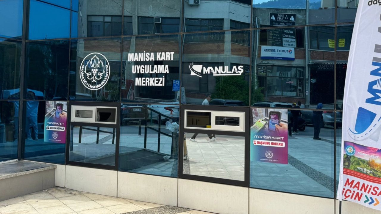 Yeni ManisaKart noktası hizmete başladı
