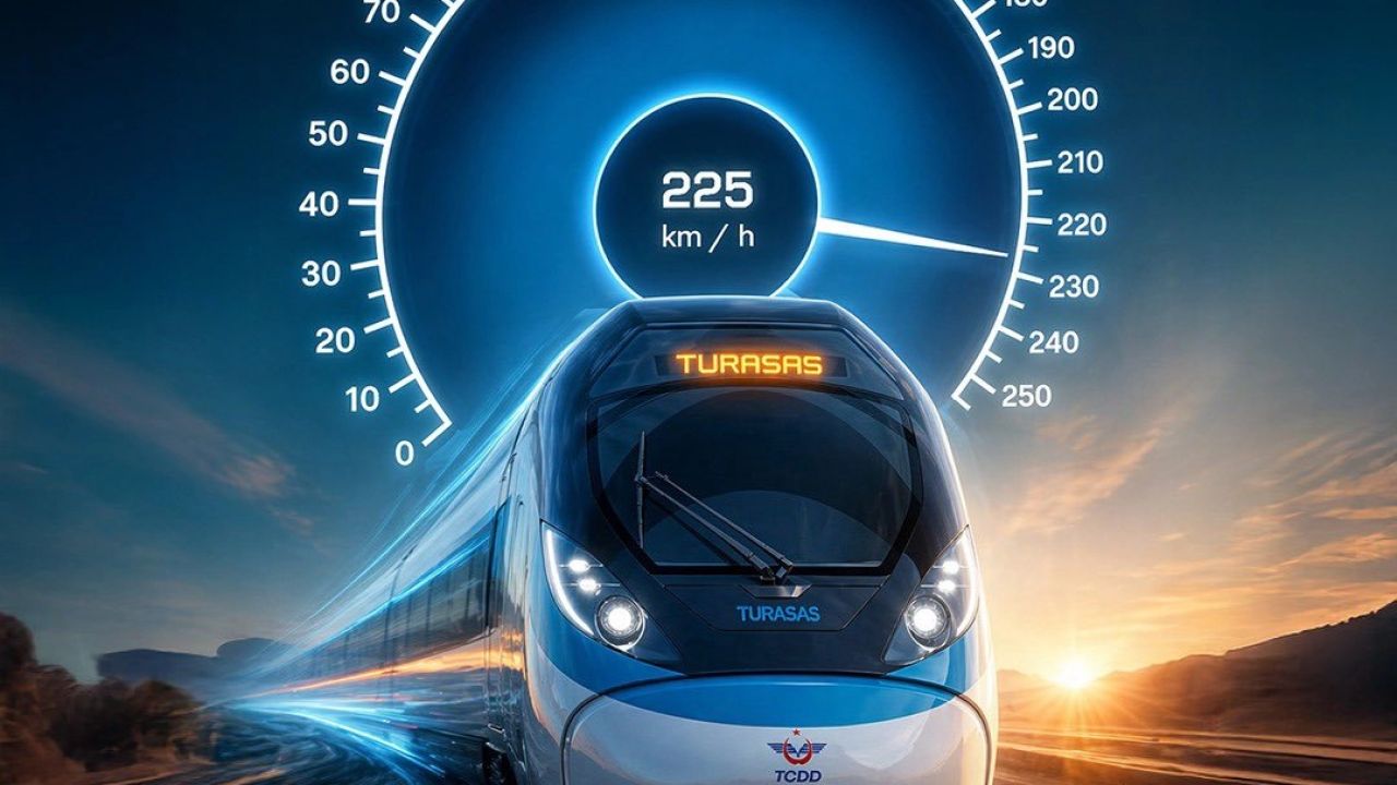 Yerli Hızlı Tren testte 225 km/s hıza ulaştı