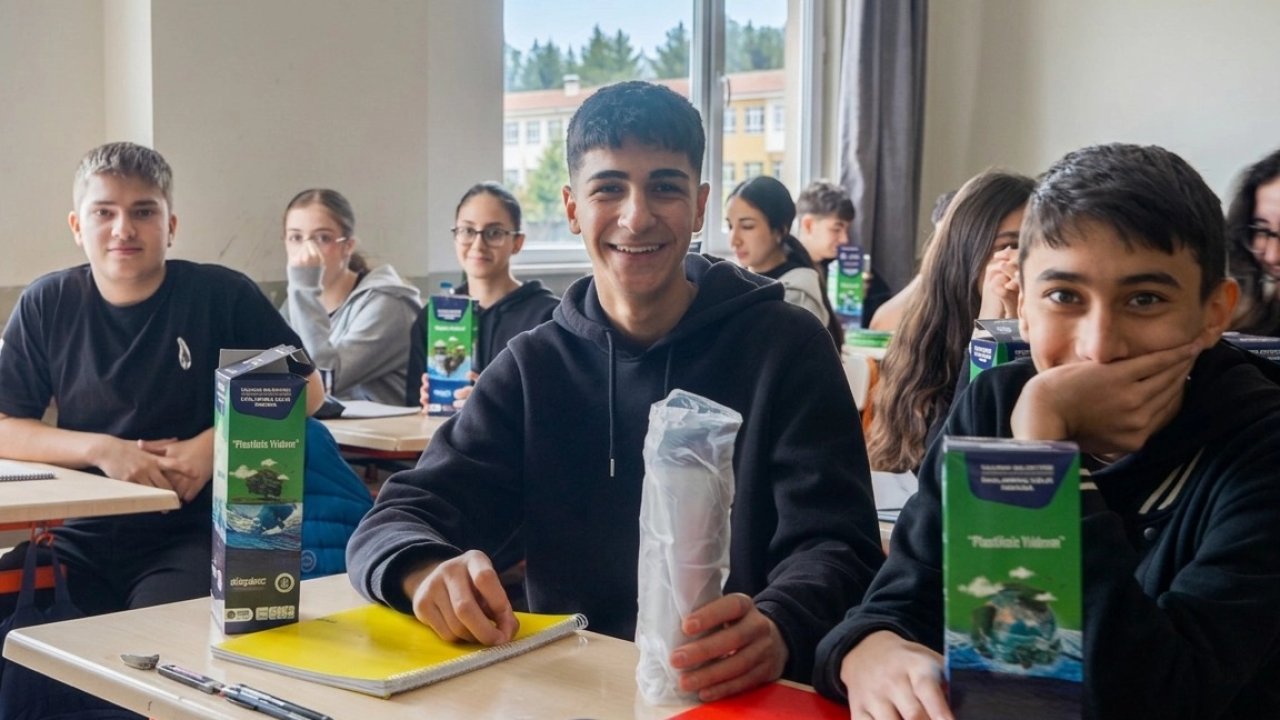 Yıldırım’da plastiğe fren: 31 okula arıtma, 32 bin öğrenciye matara
