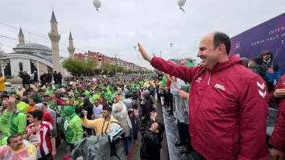 Uluslararası Konya yarı maratonu tamamlandı