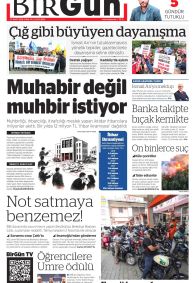 Birgün Gazetesi Gazete Manşeti