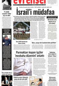 Evrensel Gazetesi Gazete Manşeti