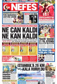 Nefes Gazetesi Gazete Manşeti