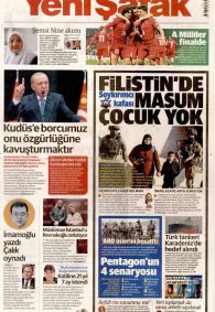 Yeni Şafak Gazetesi Gazete Manşeti