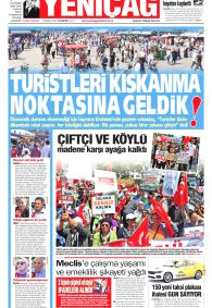 YENİÇAĞ Gazete Manşeti